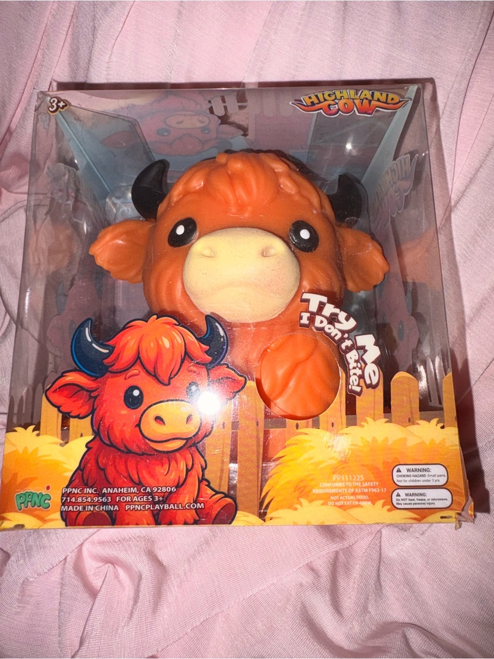 PPNC Highland Cow Squishy Toy